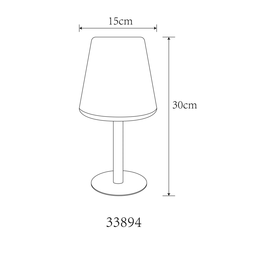 Globo - LED RGB Napelemes érintős asztali lámpa LED/0,1W/3V IP44