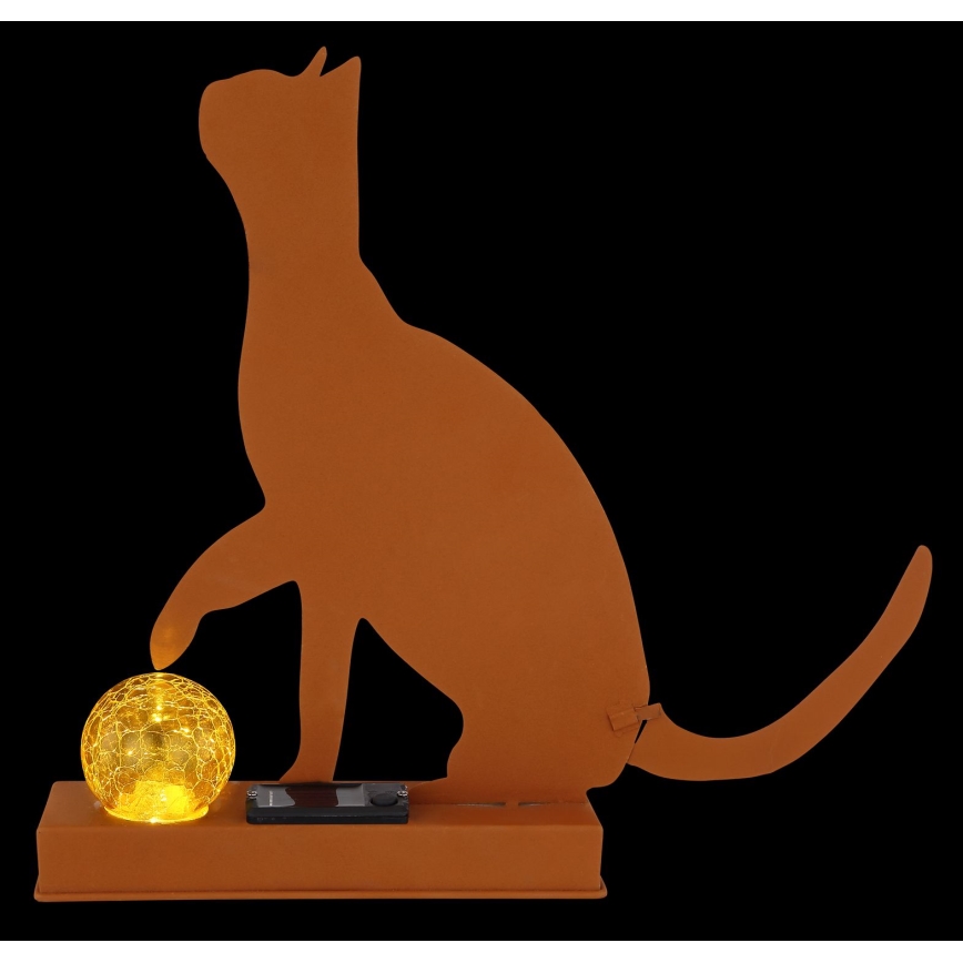 Globo - LED Napelemes lámpa LED/0,06W/3V IP44 macska