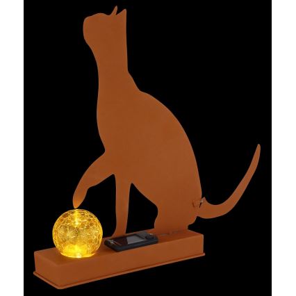 Globo - LED Napelemes lámpa LED/0,06W/3V IP44 macska