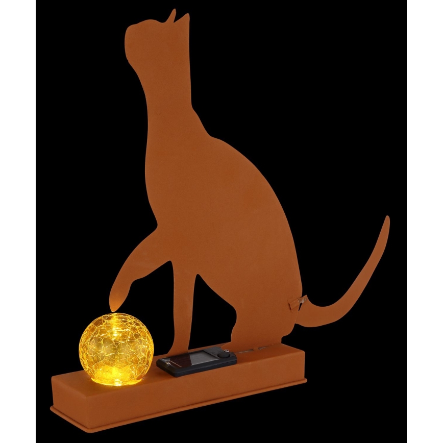 Globo - LED Napelemes lámpa LED/0,06W/3V IP44 macska