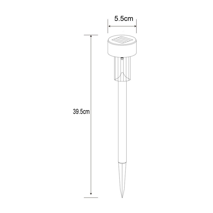 Globo - LED napelemes lámpa LED/0,06W/1,2V IP44 200 mAh