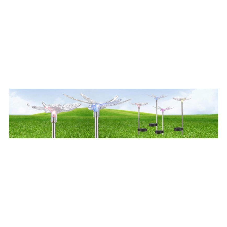 Globo - KÉSZLET 4x LED Napelemes lámpa LED/0,06W/3V IP44
