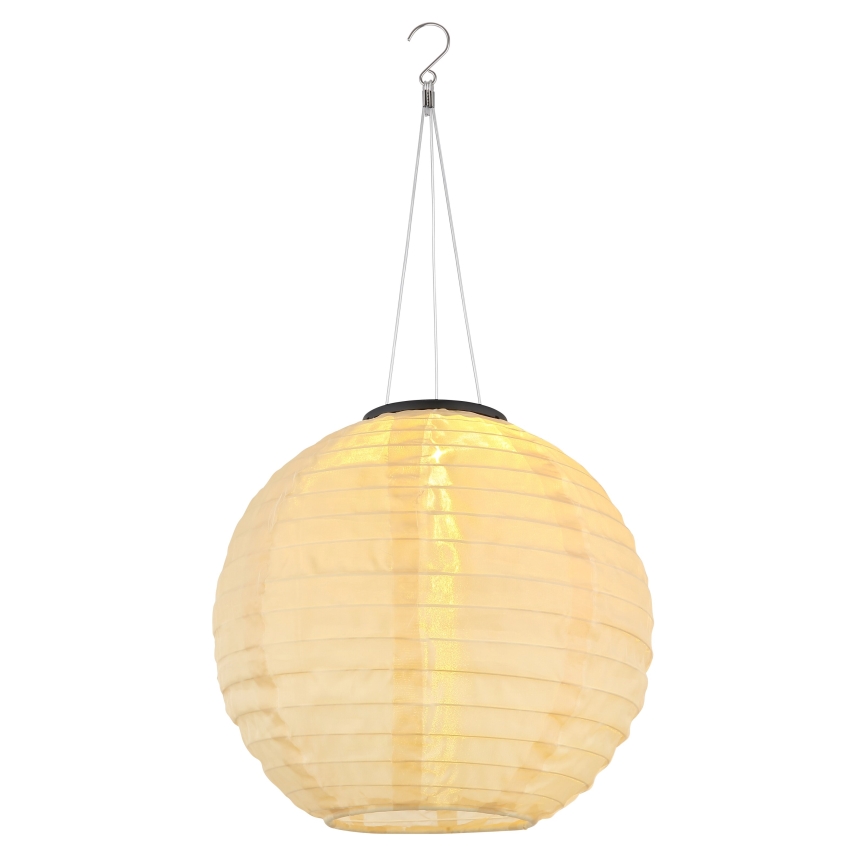Globo - LED függesztett napelemes lámpa LED/0,5W/3V IP44 300 mAh bézs