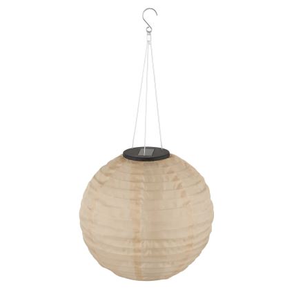 Globo - LED függesztett napelemes lámpa LED/0,5W/3V IP44 300 mAh bézs