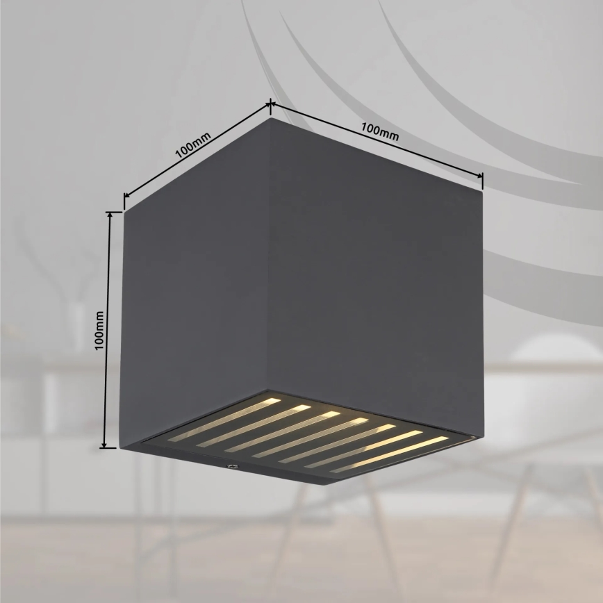 Globo - LED kültéri fali lámpatest LED/6 W/230 V IP54 antracit
