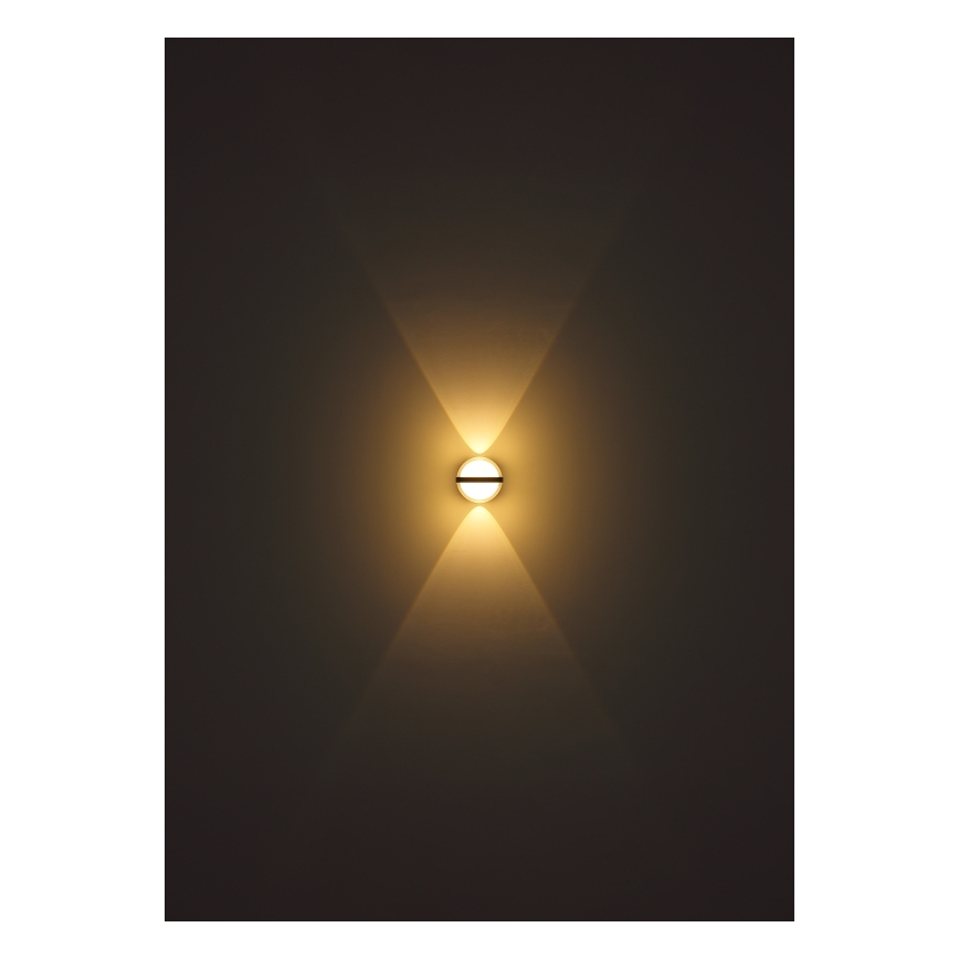 Globo - LED Kültéri fali lámpa LED/12W/230V IP54 fekete