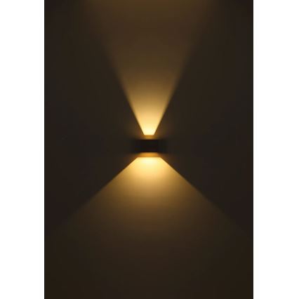 Globo - LED kültéri fali lámpa érzékelővel 2xLED/3W/230V IP54