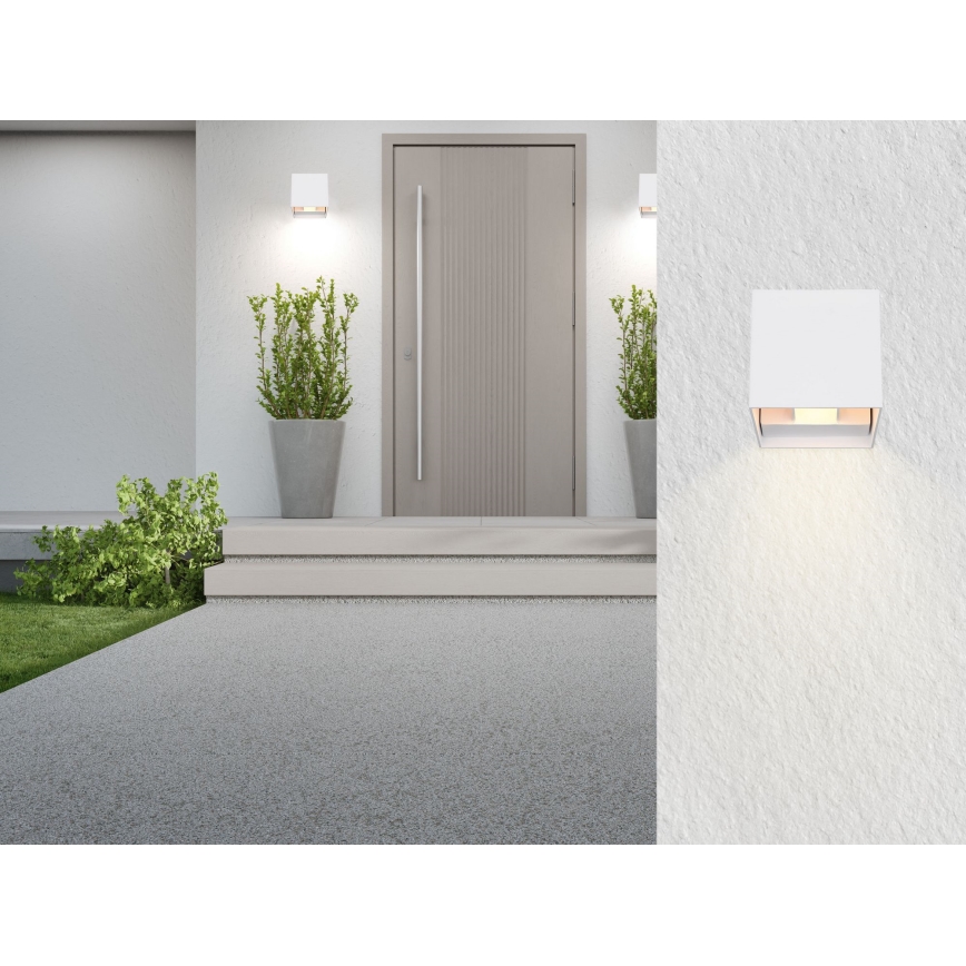 Globo - LED Kültéri fali lámpa 2xLED/3W/230V IP44 fehér