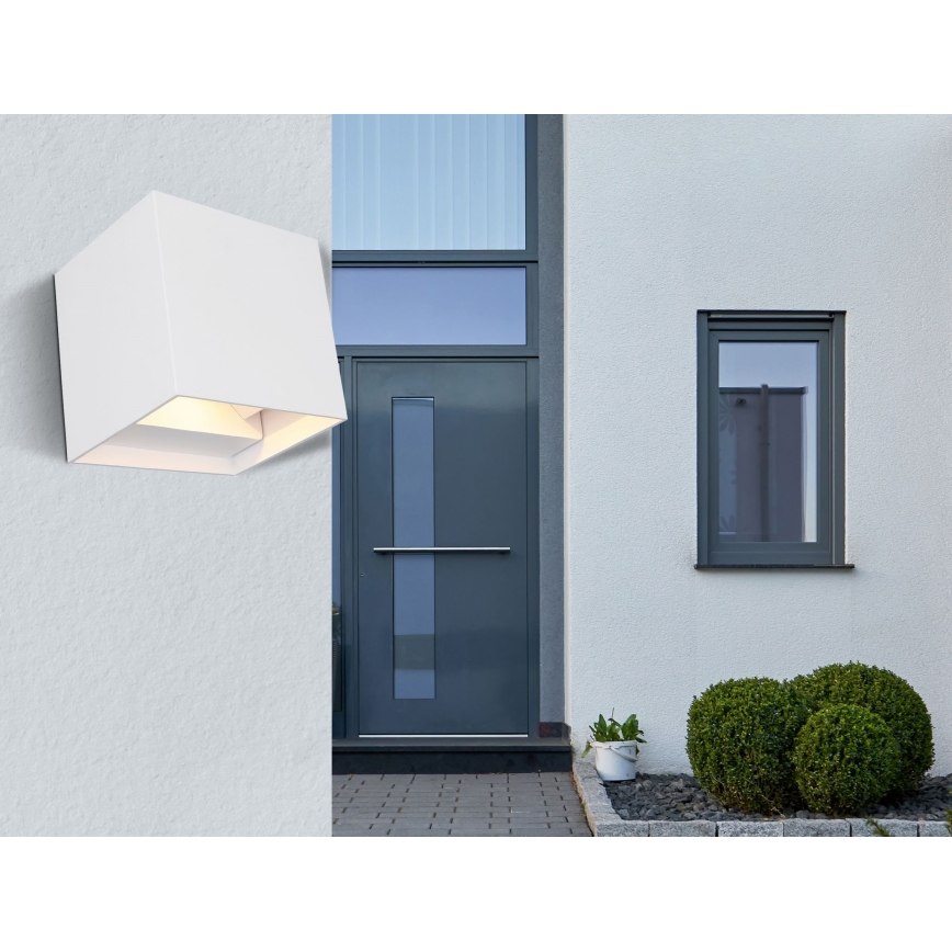 Globo - LED Kültéri fali lámpa 2xLED/3W/230V IP44 fehér