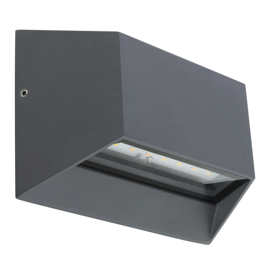 Globo - LED Kültéri fali lámpa LED/7W/230V IP54 antracit