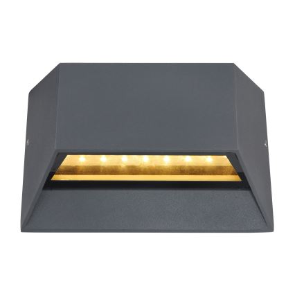 Globo - LED Kültéri fali lámpa LED/7W/230V IP54 antracit