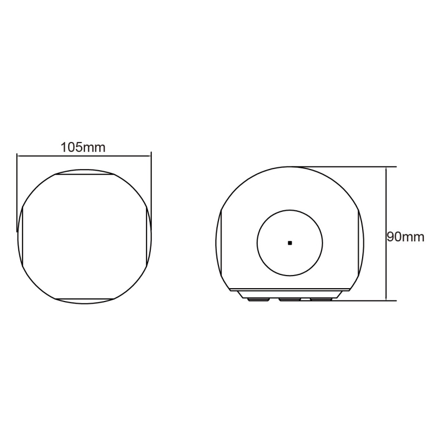 Globo - LED kültéri fali lámpatest LED/4,5W/230V IP54