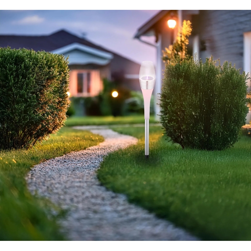 Globo - LED RGB Napelemes lámpa 2xLED/0,06W/3V IP44 400 mAh