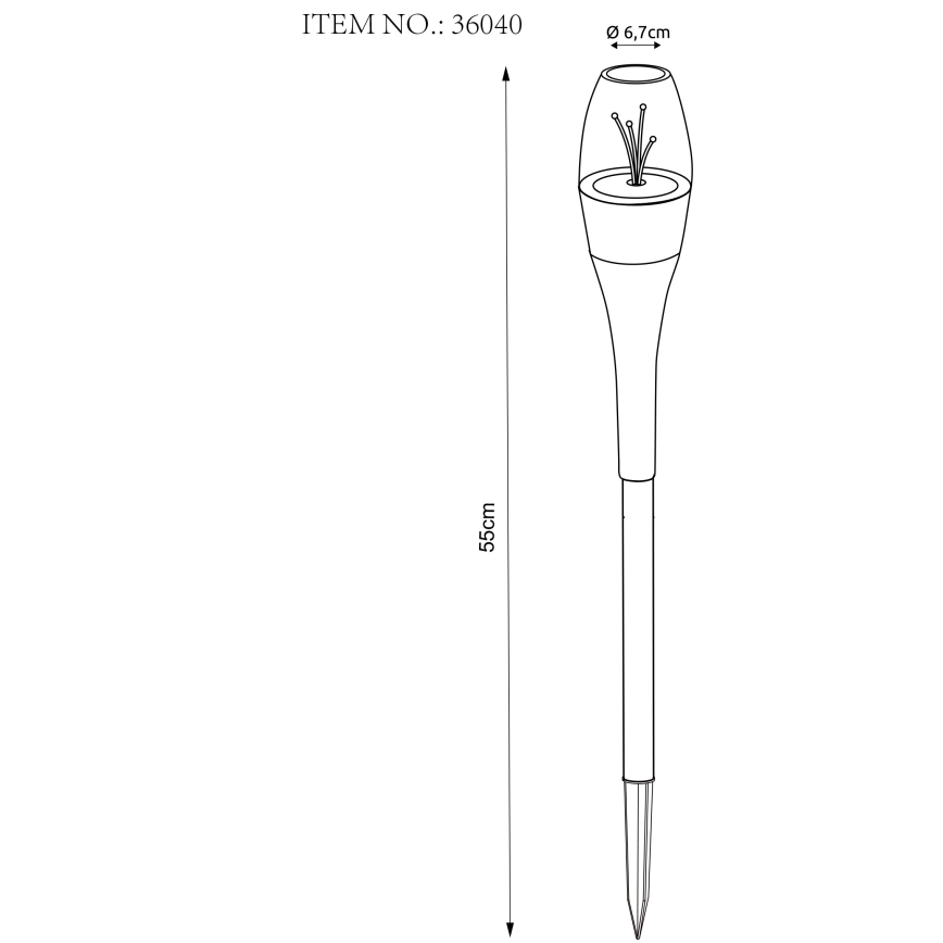 Globo - LED RGB Napelemes lámpa 2xLED/0,06W/3V IP44 400 mAh