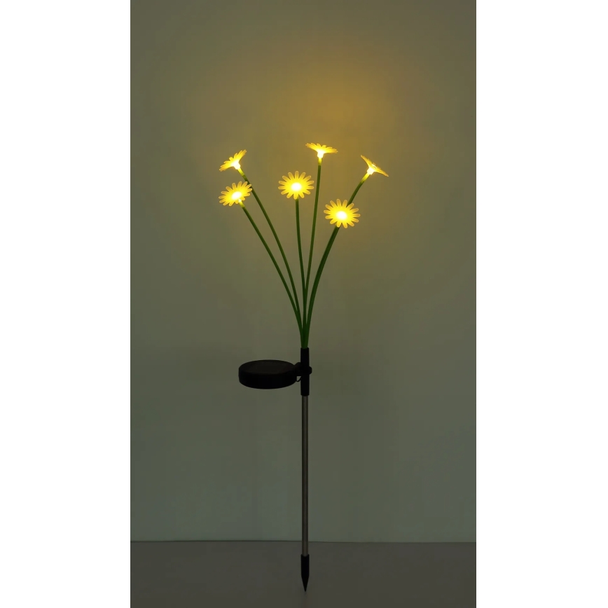 Globo - LED napelemes kerti lámpa 6xLED/3V IP44 600 mAh virág alakú