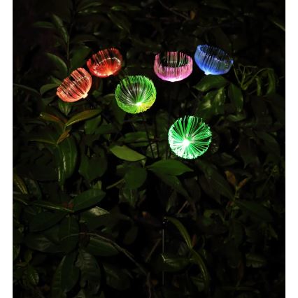 Globo - LED RGB napelemes világítótest 6xLED/1,2V IP44 300 mAh