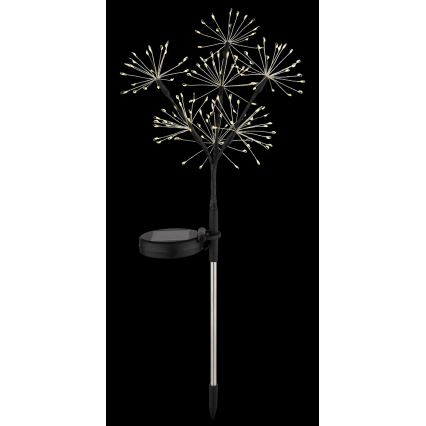 Globo - LED napelemes lámpa 3xLED/3V, IP44, 600 mAh, tűzijátékhatás
