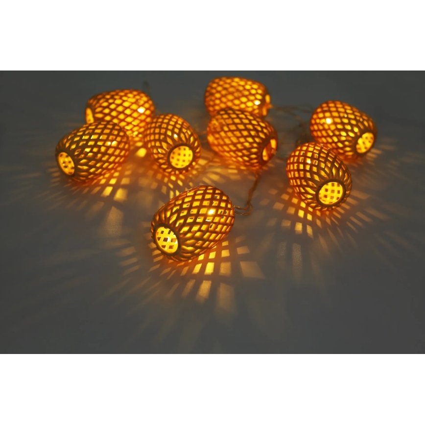 Globo - LED napelemes fényfüzér LED/0,06W/3V 650 cm IP44 400 mAh