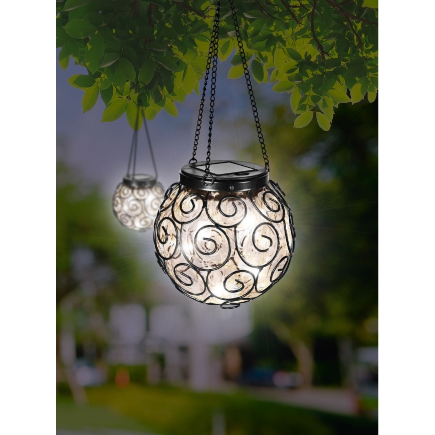 Globo - LED Napelemes lámpa LED/0,9W/3,2V IP44 fekete