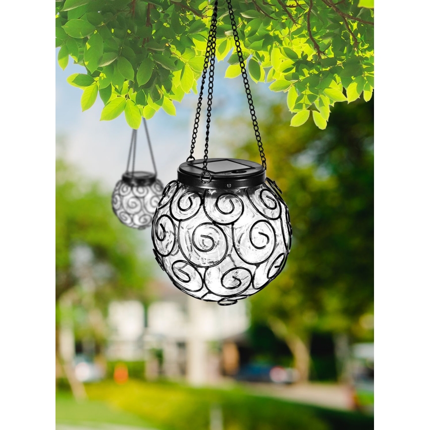 Globo - LED Napelemes lámpa LED/0,9W/3,2V IP44 fekete