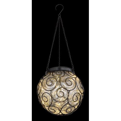 Globo - LED Napelemes lámpa LED/0,9W/3,2V IP44 fekete