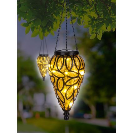 Globo - LED Napelemes lámpa LED/0,9W/3,2V IP44 sárga