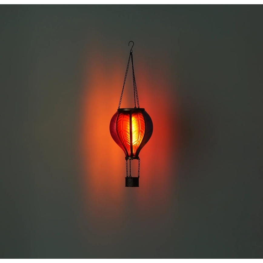 Globo - Függesztett napelemes dekoráció 20xLED/0,5W/3V IP44 Repülő léggömb