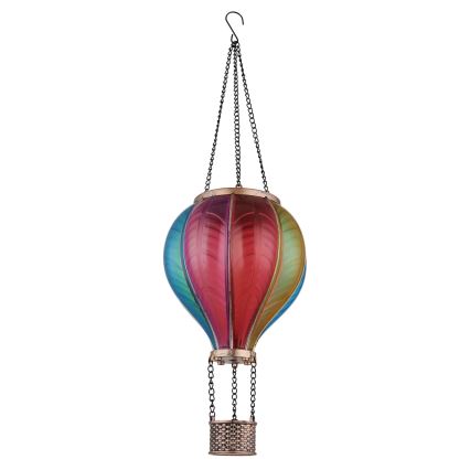 Globo - Függesztett napelemes dekoráció 20xLED/0,5W/3V IP44 Repülő léggömb