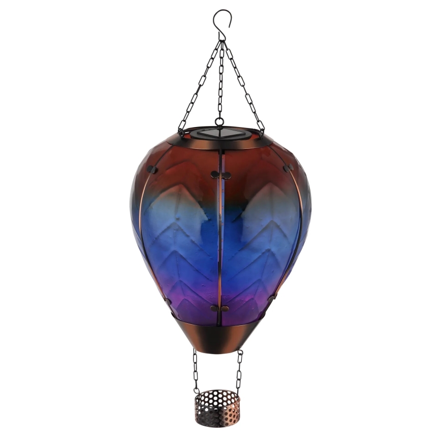 Globo - LED Függesztett napelemes dekoráció 24xLED/0,2W/3V IP44 Repülő léggömb