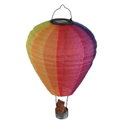 Globo - LED Függesztett napelemes dekoráció 24xLED/0,06W/3V IP44 Repülő léggömb