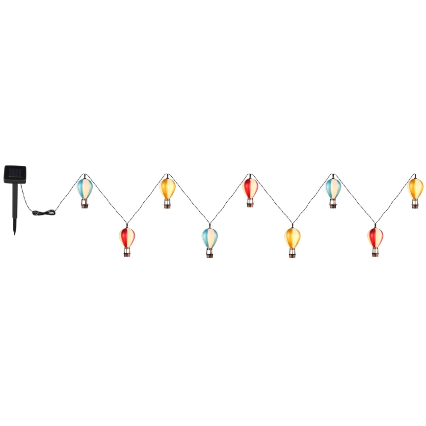 Globo - LED Szolár lánc 9xLED/0,06W/3V 390 cm IP44