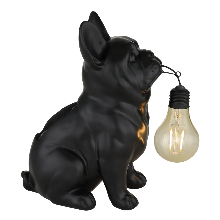 Globo - LED napelemes lámpa LED/3V IP44 300 mAh fekete kutya