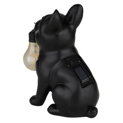 Globo - LED napelemes lámpa LED/3V IP44 300 mAh fekete kutya