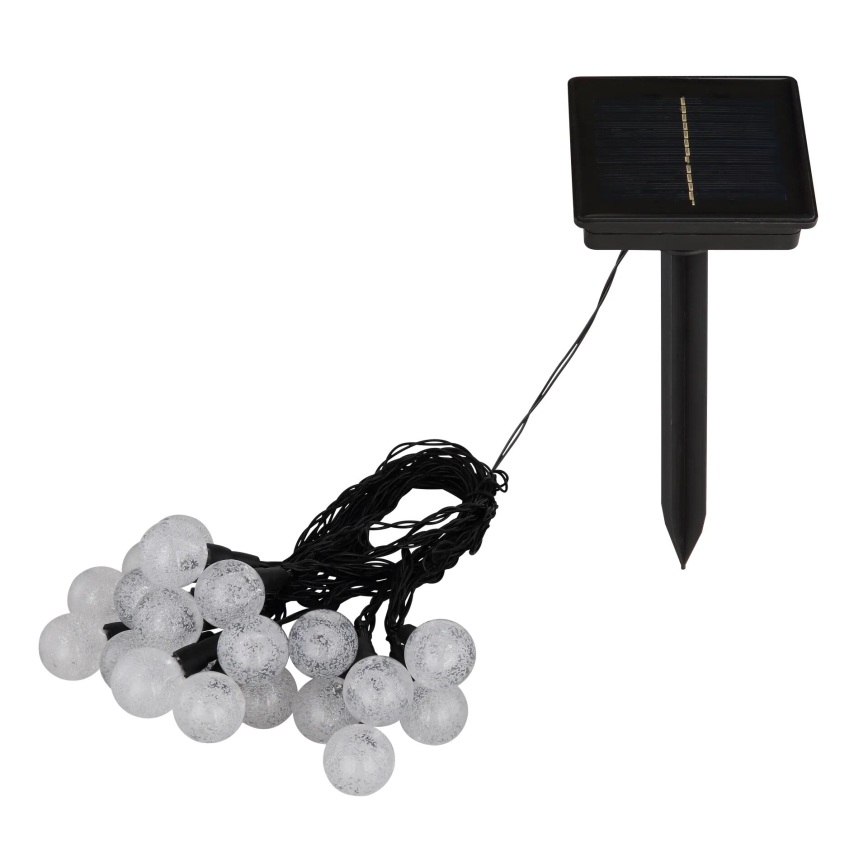 Globo - LED RGB Napelemes lánc 20xLED/0,06W/3V 770 cm IP44