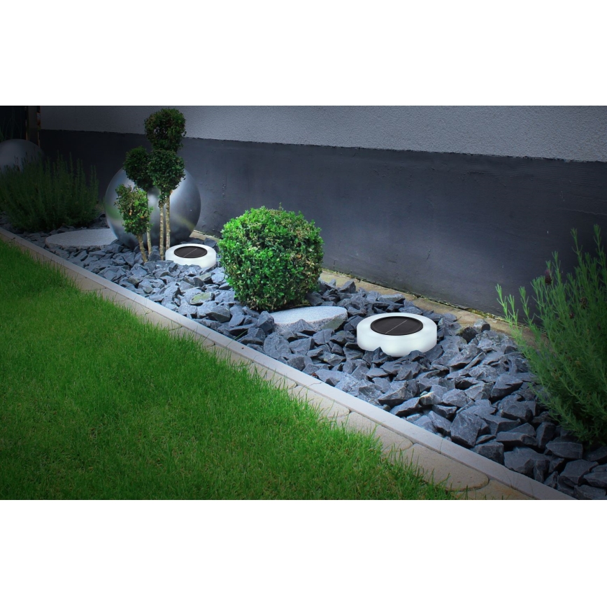 Globo - KÉSZLET 2x LED Napelemes lámpa LED/0,8W/3V 3200K IP44