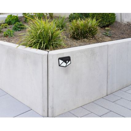 Globo - LED Napelemes lámpa érzékelővel LED/10W/3V 6000K IP44