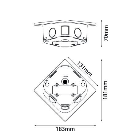 Globo - LED Napelemes lámpa LED/0,5W/3,2V IP54