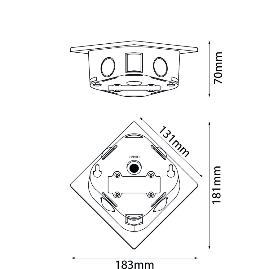 Globo - LED Napelemes lámpa LED/0,5W/3,2V IP54