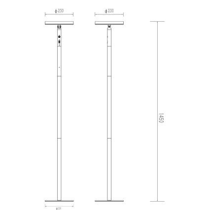 Globo - LED napelemes lámpa LED/6W/3,7V IP54 4400 mAh