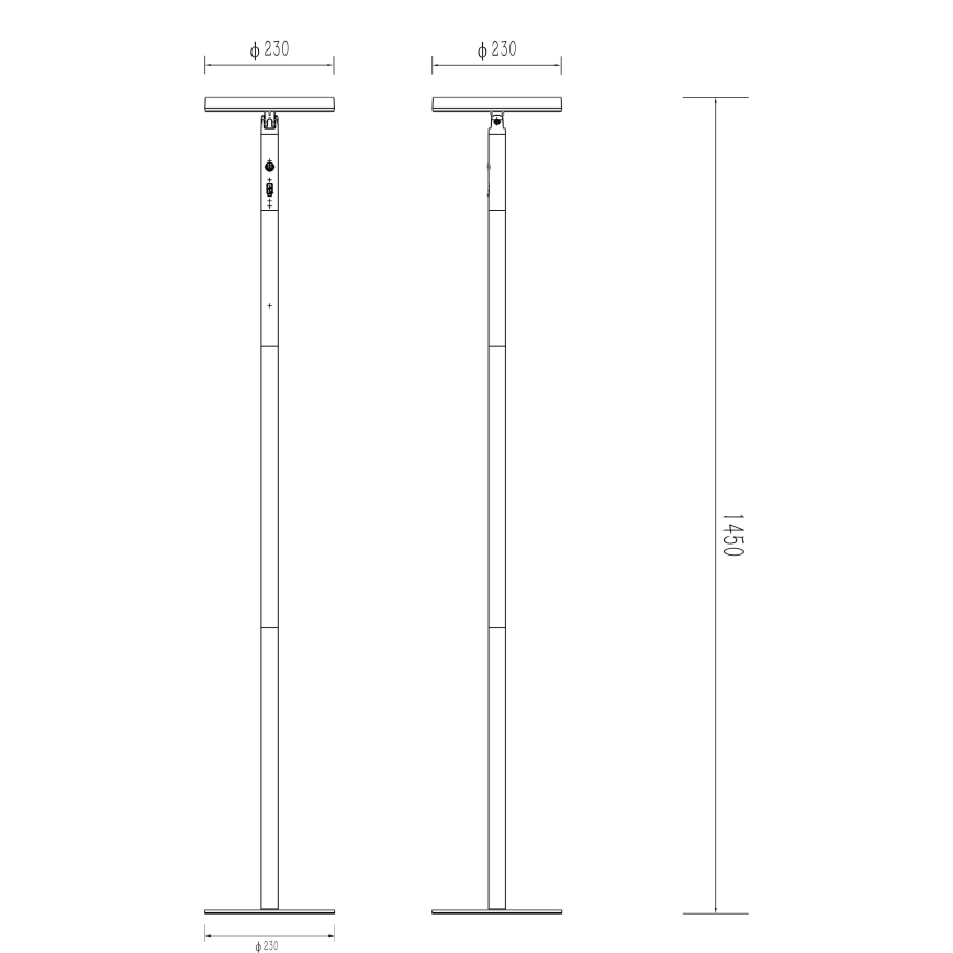 Globo - LED napelemes lámpa LED/6W/3,7V IP54 4400 mAh