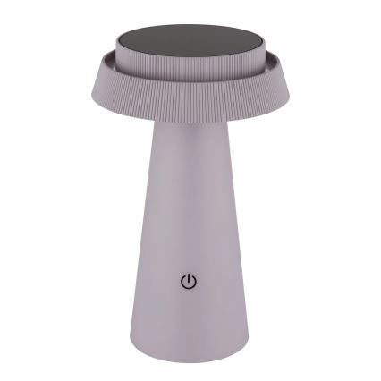 Globo - LED Dimmelhető napelemes érintős lámpa LED/4W/3,7W IP54 rózsaszín