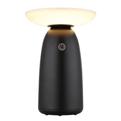 Globo - LED dimmelhető napelemes érintőlámpa LED/10W/3,7V IP54 3600 mAh fekete