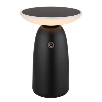 Globo - LED dimmelhető napelemes érintőlámpa LED/10W/3,7V IP54 3600 mAh fekete