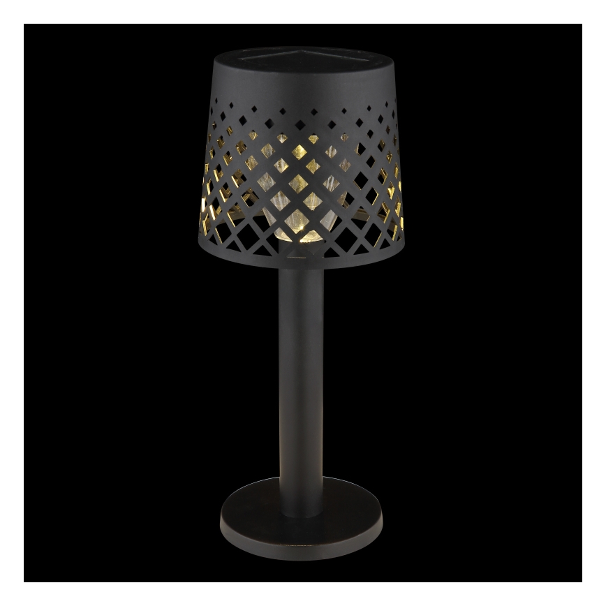 Globo - LED Napelemes lámpa LED/0,06W/3,2V 3000K IP44 fekete