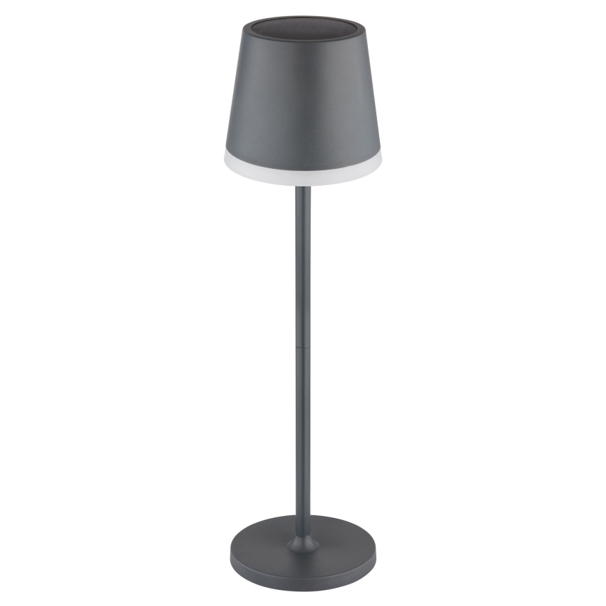 Globo - LED Napelemes lámpa LED/0,6W/3V 3000K IP44 1200 mAh antracit