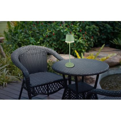 Globo - LED Napelemes lámpa LED/0,06W/3V 3000K IP44 zöld