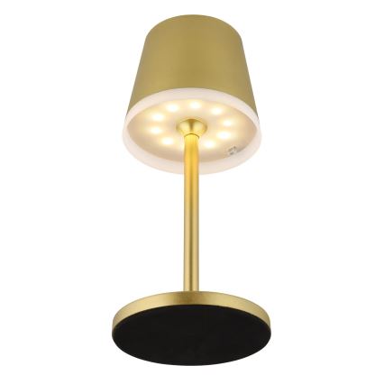 Globo - LED Napelemes lámpa LED/0,6W/3V 3000K IP44 arany