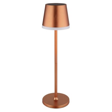 Globo - LED Napelemes lámpa LED/0,6W/3V 3000K IP44 réz
