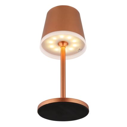 Globo - LED Napelemes lámpa LED/0,6W/3V 3000K IP44 réz