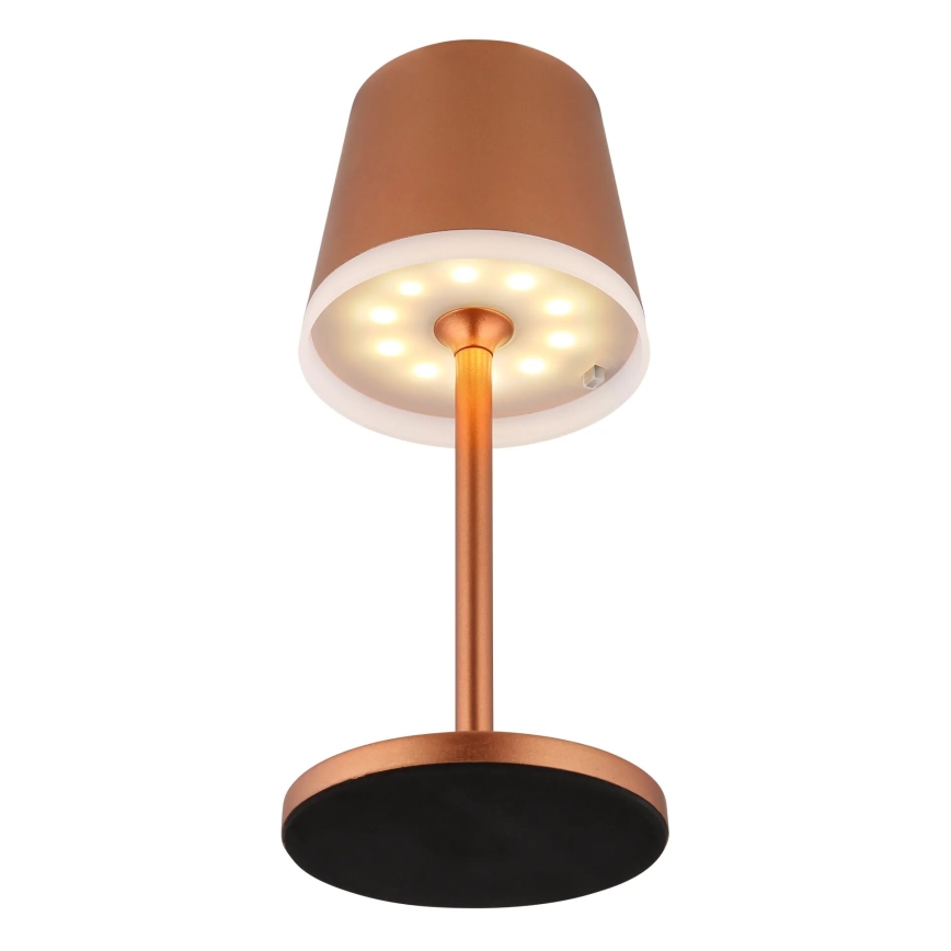 Globo - LED Napelemes lámpa LED/0,6W/3V 3000K IP44 réz